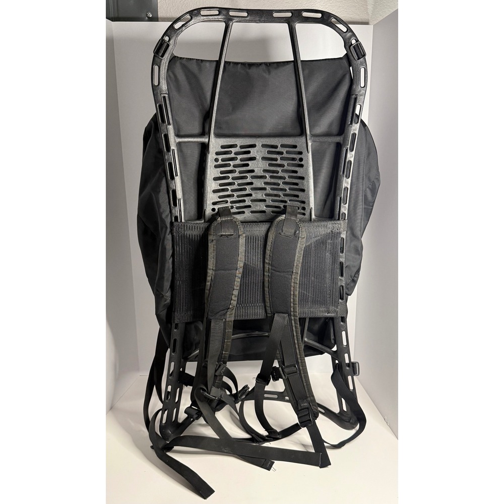 Vintage Coleman Peak 1 External Frame Backpack Black Hiking Camping Made in USA - Picture 3 of 4